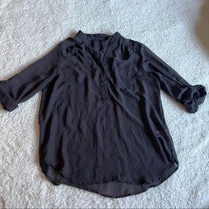 Elegant Black Women's Blouse